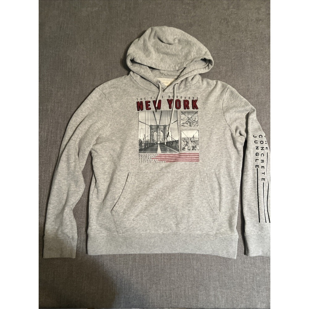 Aeropostale Hoodie Mens L The Five Boroughs New York Bronx‎ Brooklyn Queens